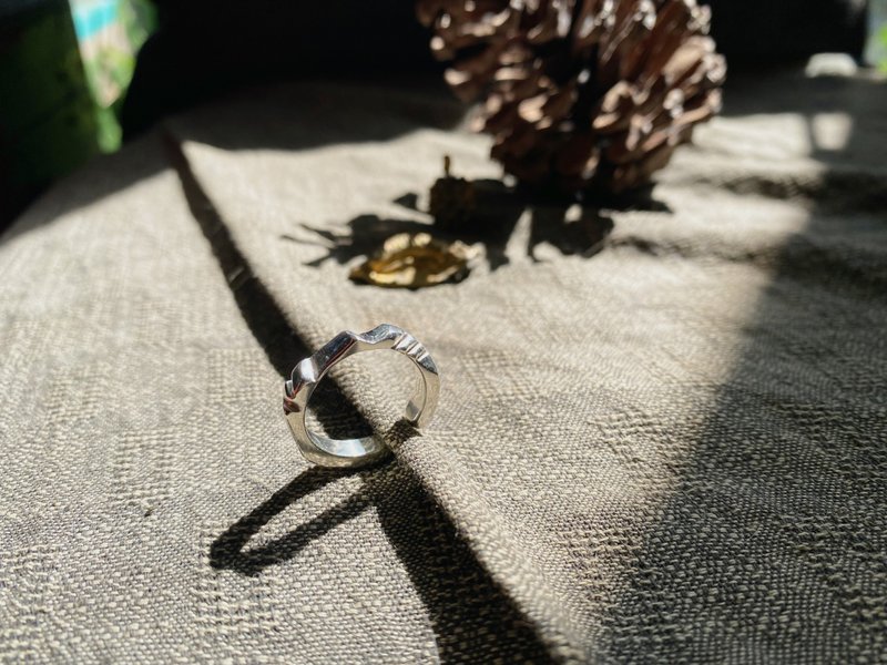 Irregular Ring 不规则 - 戒指 - 纯银 银色