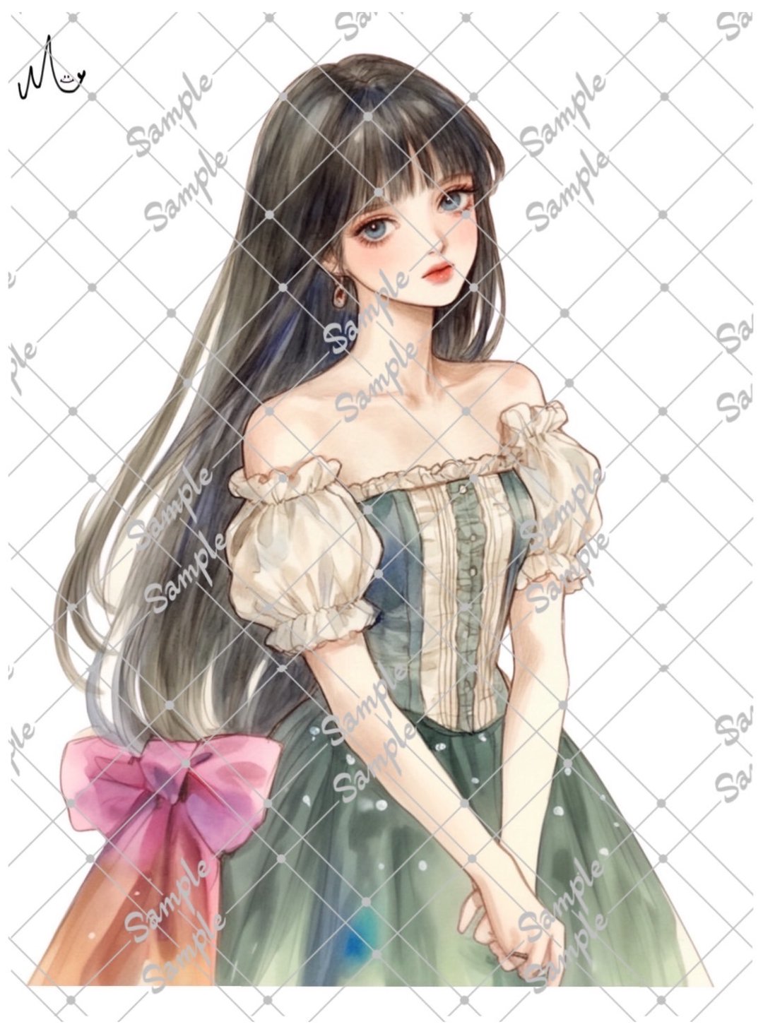原创人物贴纸 8月新作 - 贴纸 - 纸 