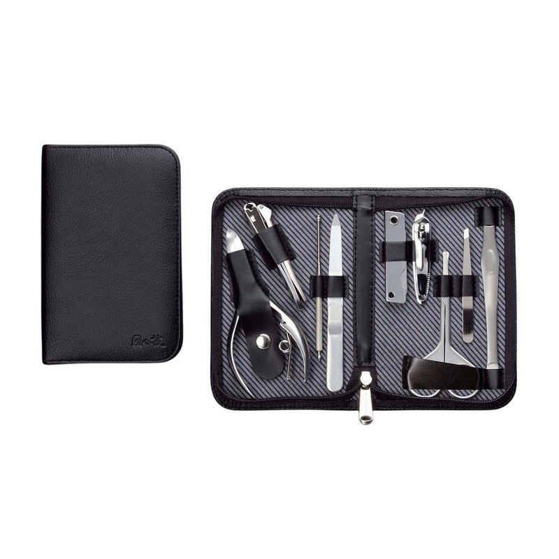 日本绿钟匠之技锻造钢修容9件组旅行随身包(G-3109) - 其他 - 不锈钢 