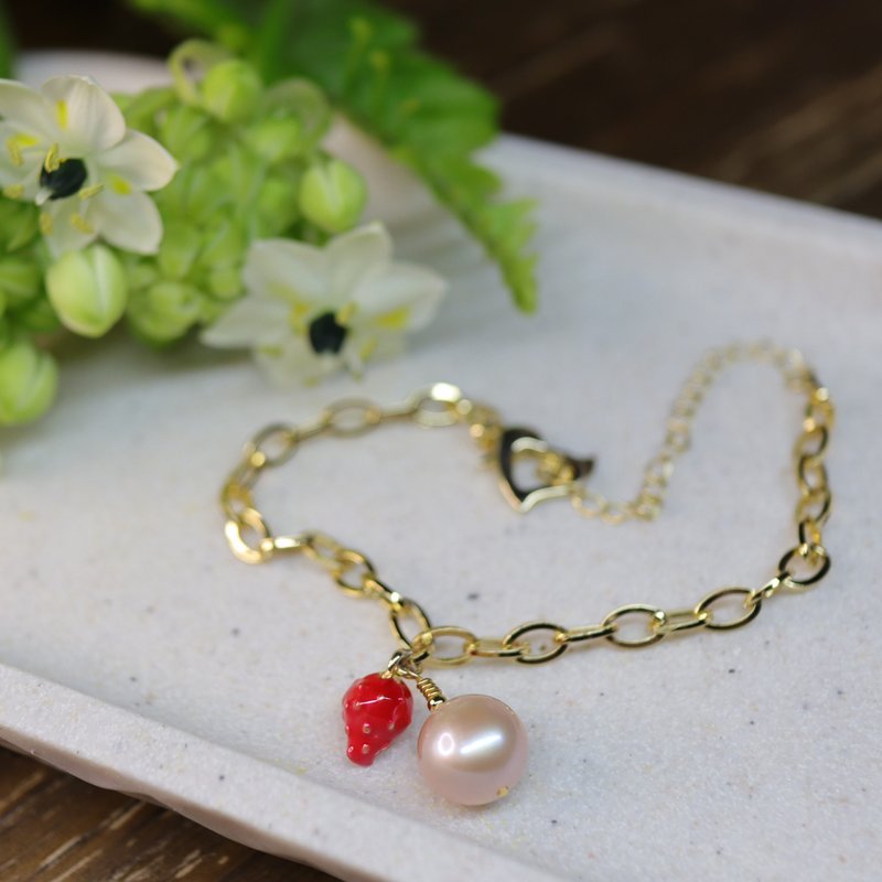 【梨花】淡水珍珠手链 | 思念之珠 - 手链/手环 - 珍珠 