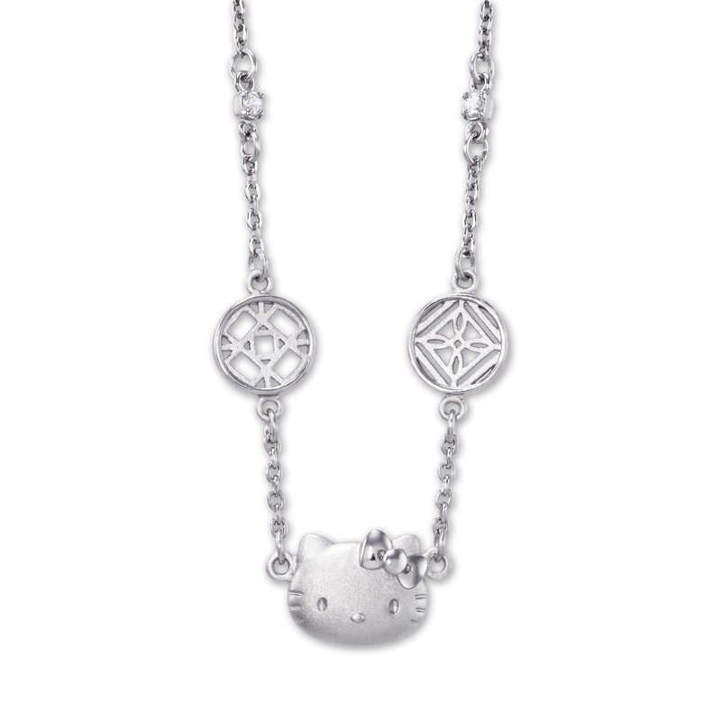 Kitty 嬉游故宫 双纹纯银项链 NCV-288 - 项链 - 纯银 蓝色