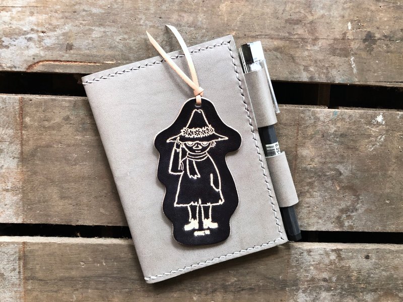 #成品制造 手染色 MOOMINx港产皮革 史力奇 书签 阿金 正式授权 - 书签 - 真皮 绿色