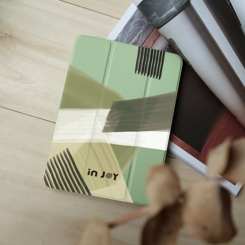 iPad case 12.9/Air5/iPad 9/mini 7 抹茶那堤 附笔槽平板保护套 - 平板/电脑保护壳 - 其他材质 绿色