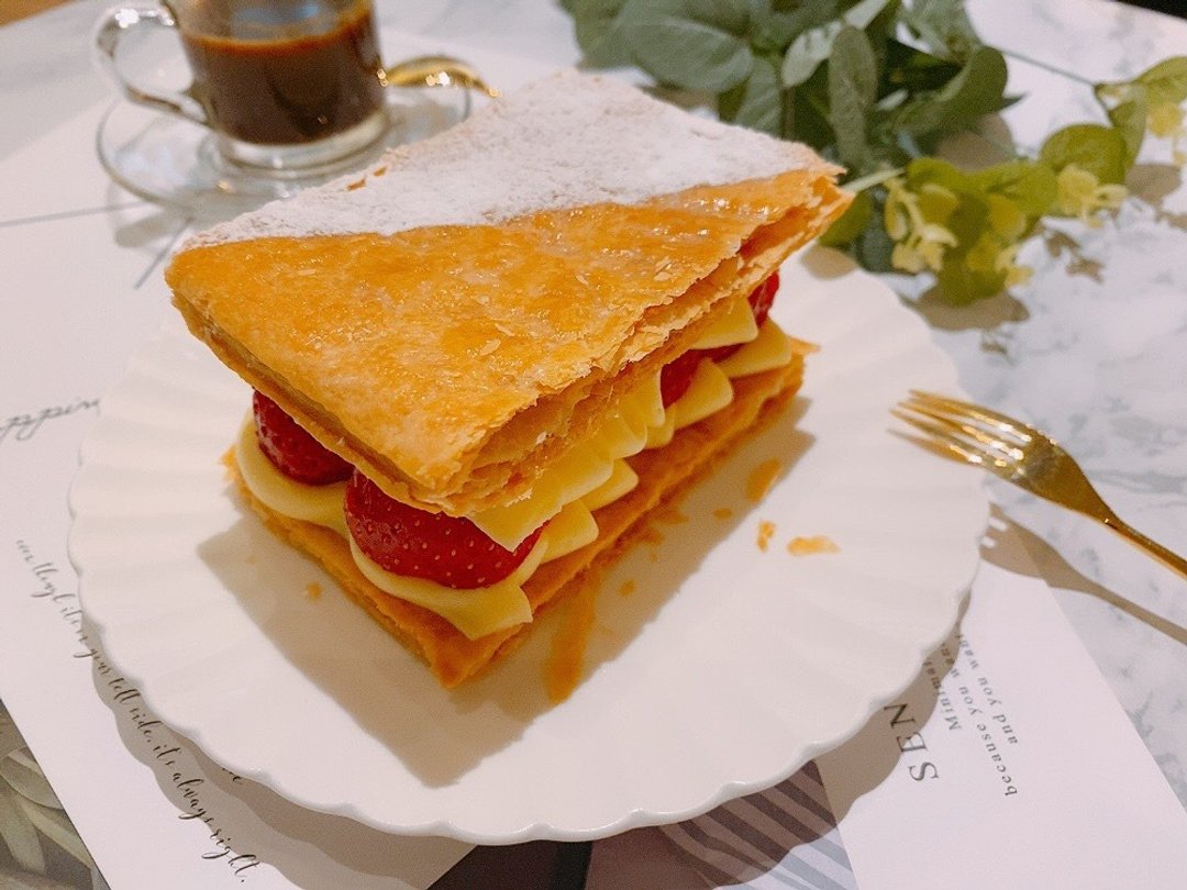 冬季限定-法式草莓千层酥-2入 限北区当日配 - 蛋糕/甜点 - 新鲜食材 