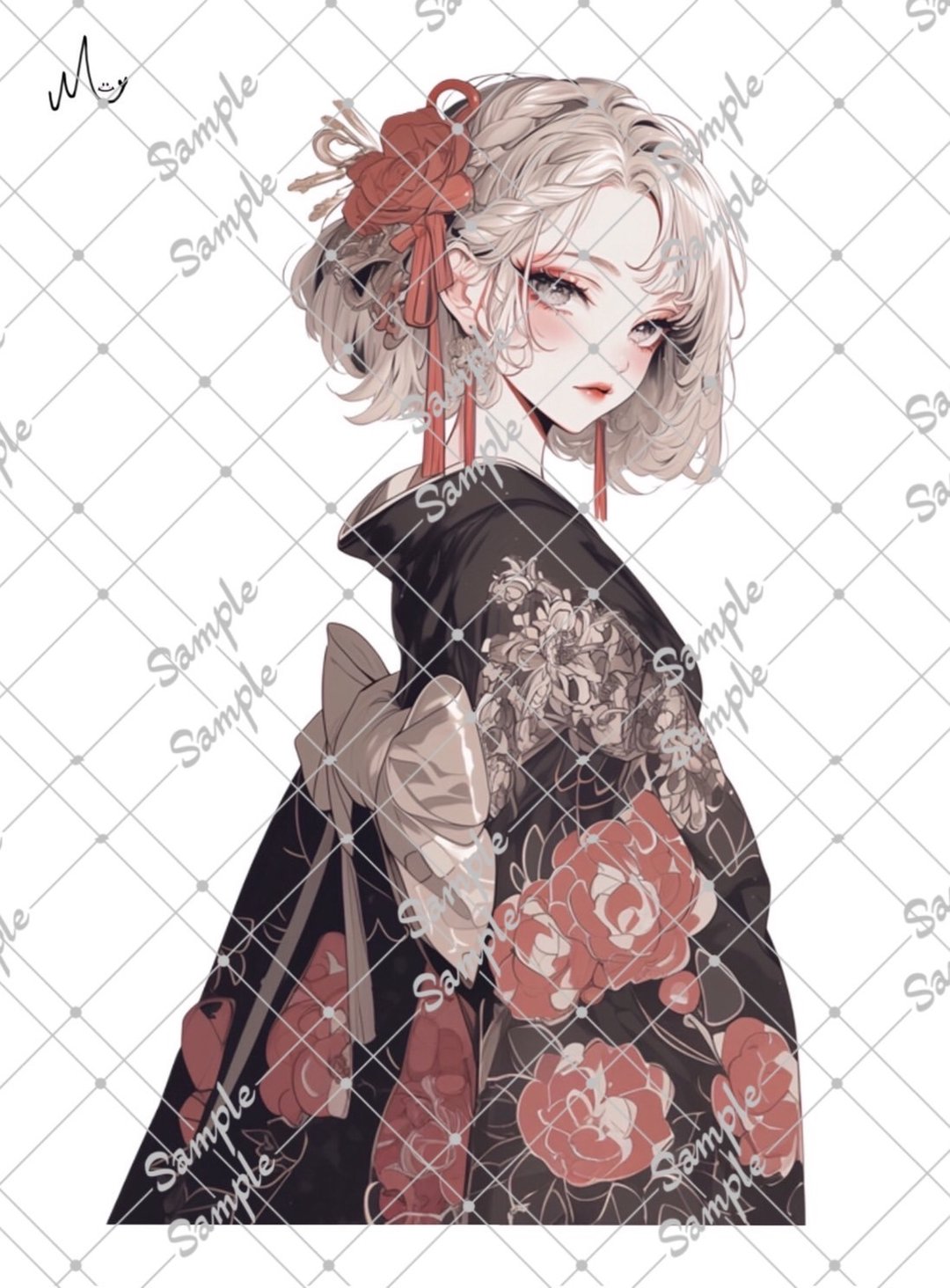 原创人物贴纸 10月新品 - 贴纸 - 纸 