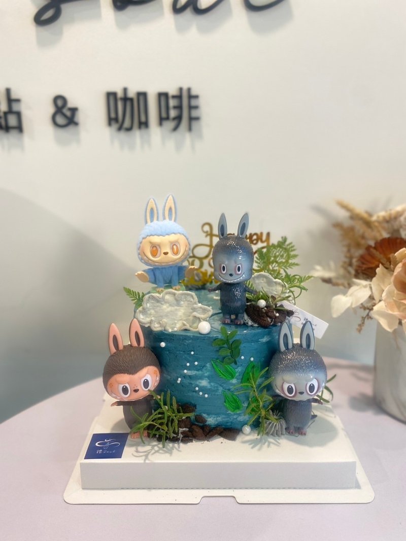 神秘的拉布布 不包含公仔 立体蛋糕 定制化 铄甜点 6寸蛋糕 蛋糕 - 蛋糕/甜点 - 其他材质 