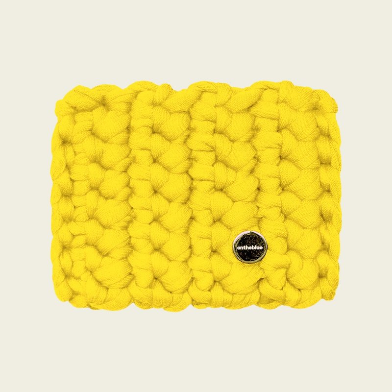 ontheblue 卡片夹 _ 黄色 - 皮夹/钱包 - 棉．麻 黄色