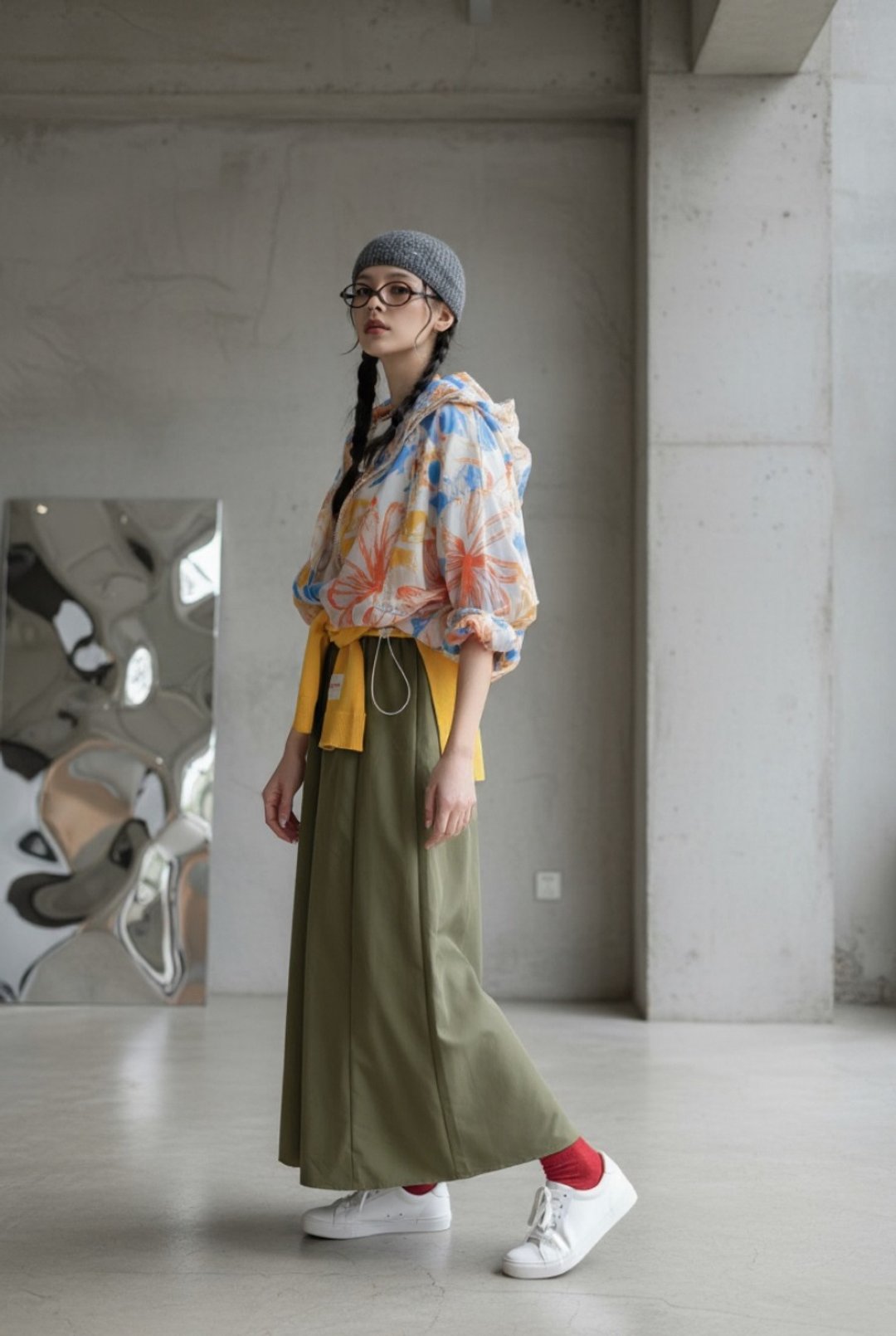 2025fw 彩花风褛外套 - 女装休闲/机能外套 - 其他材质 