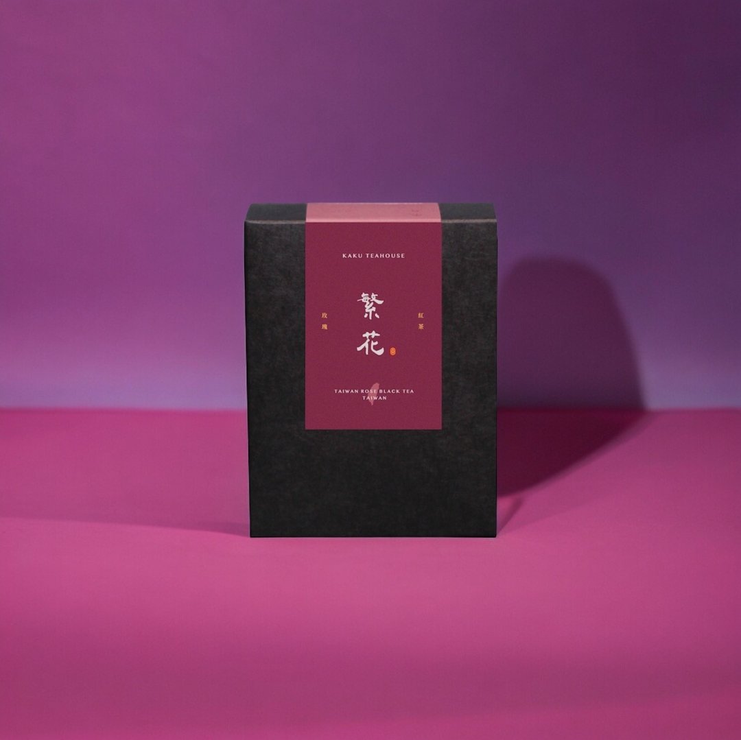 【 繁花 玫瑰红茶茶包 】屏东农场窨香玫瑰红 (8包) 台湾三角茶包 - 茶 - 其他材质 粉红色