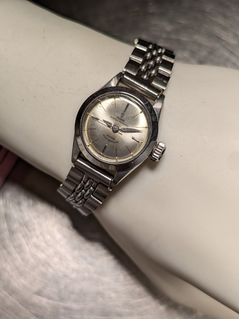 Vintage tudor princess 7975 古董 帝舵 Rolex表冠女表 - 女表 - 其他金属 银色