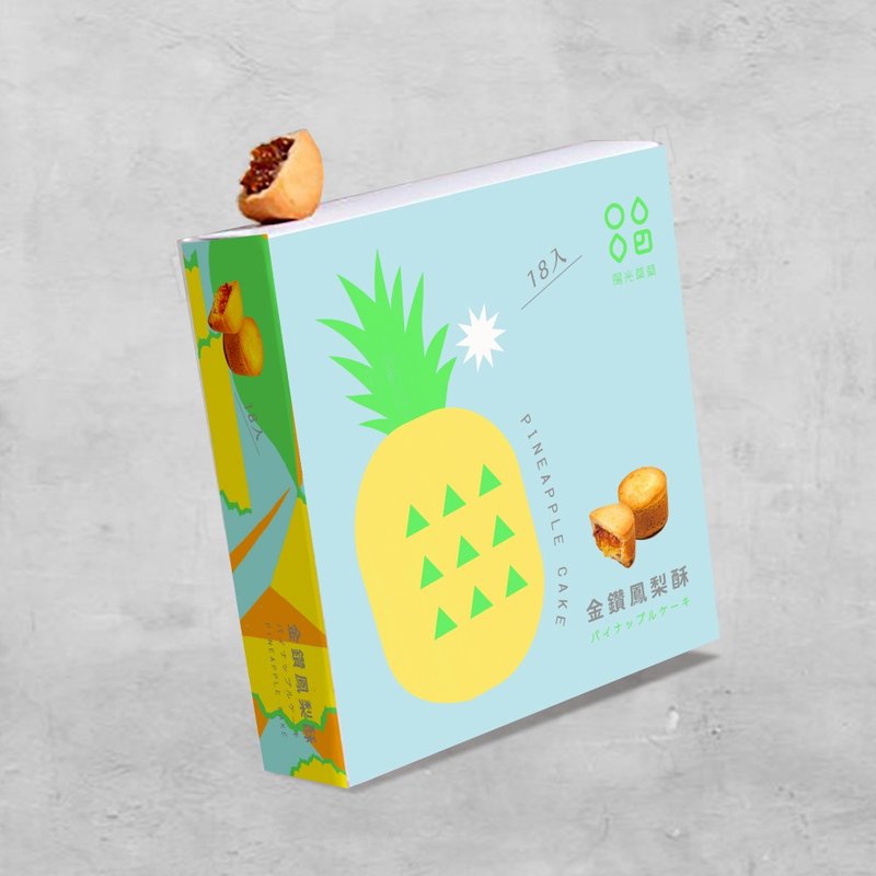 金钻凤梨酥18入/附提袋 - 蛋糕/甜点 - 其他材质 