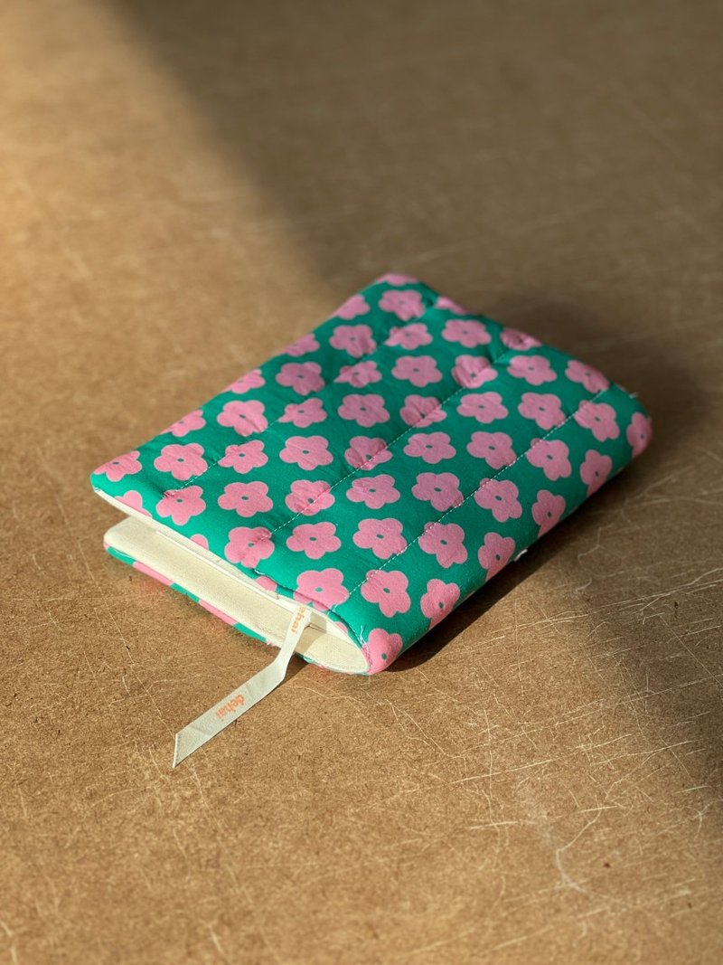 花卉主题书套 - 书衣/书套 - 棉．麻 