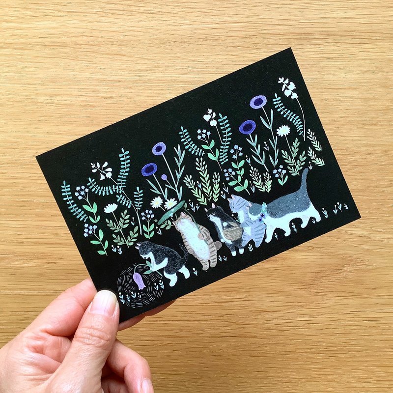 明信片 猫咪国度的邀请 - 卡片/明信片 - 纸 