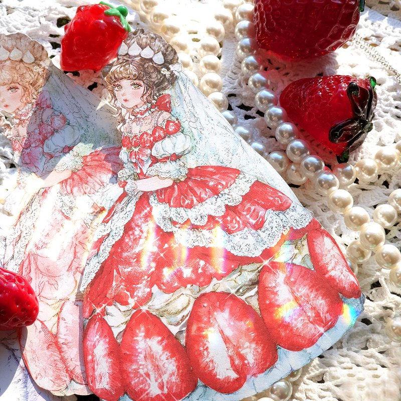 草莓冻糕贴纸套装 - 贴纸 - 纸 