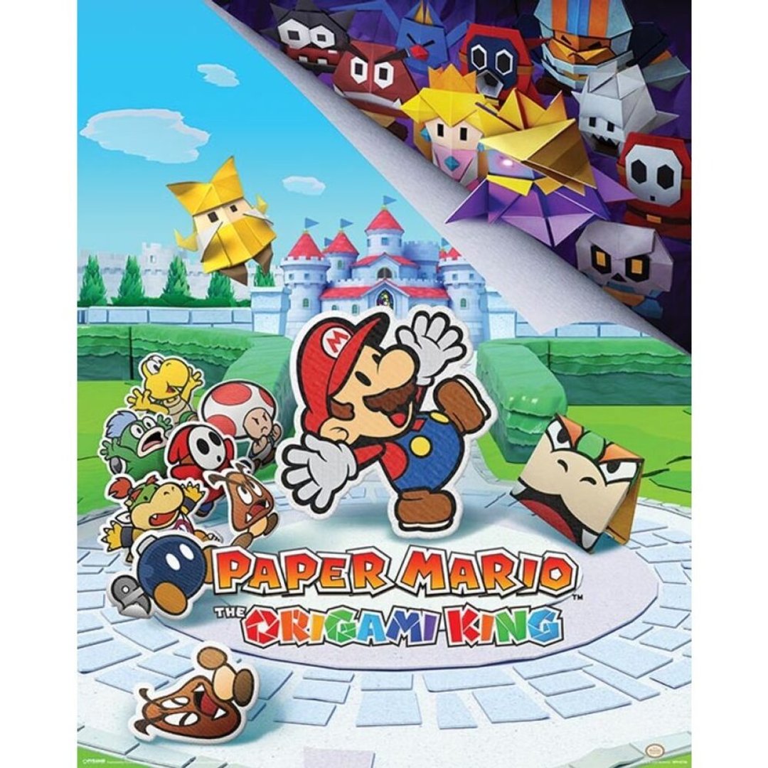 【任天堂】纸片玛利欧 折纸国王-Paper Mario 迷你海报 - 海报/装饰画/版画 - 纸 多色