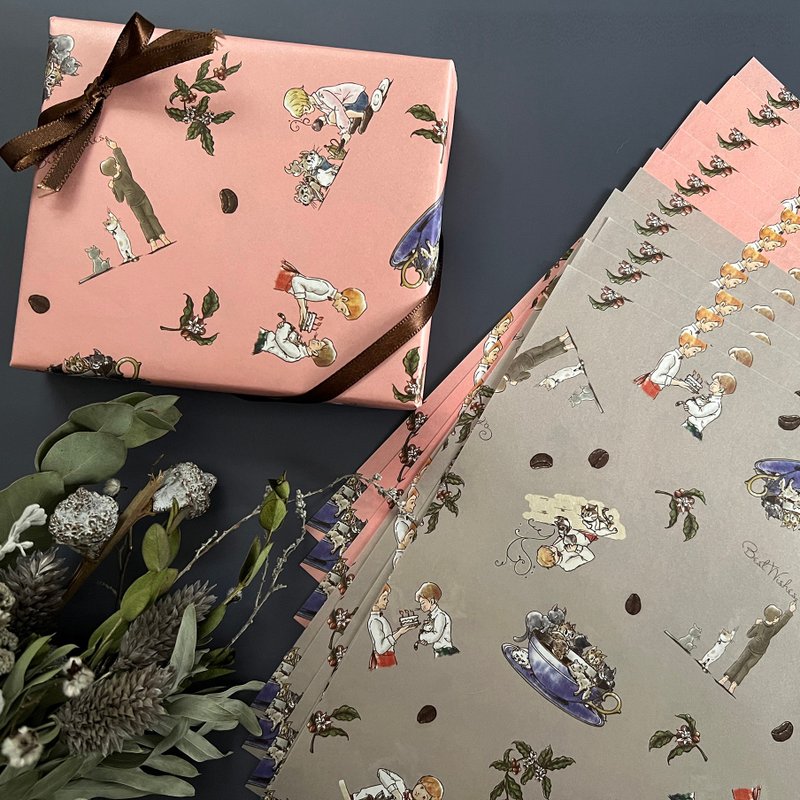 设计纸_吃茶店设计纸：咖啡树 - 其他 - 纸 粉红色