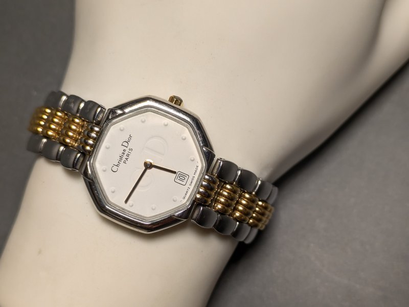 DIOR vintage quartz watch 中古石英表 - 女表 - 其他金属 银色