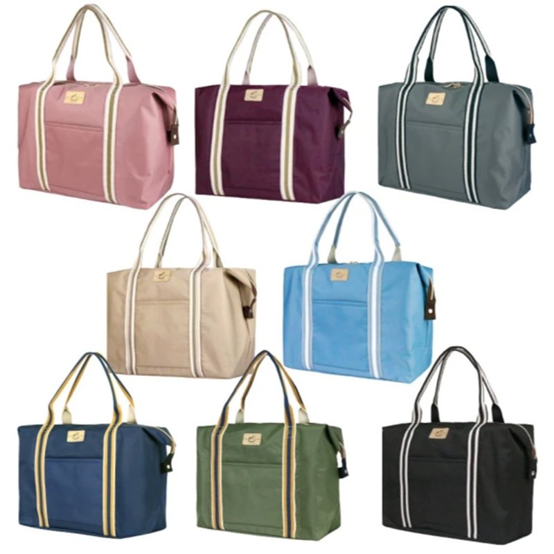 【单色-行李袋】台湾制造大容量旅游可勾挂行李箱的防水行李袋 - 手提包/手提袋 - 防水材质 