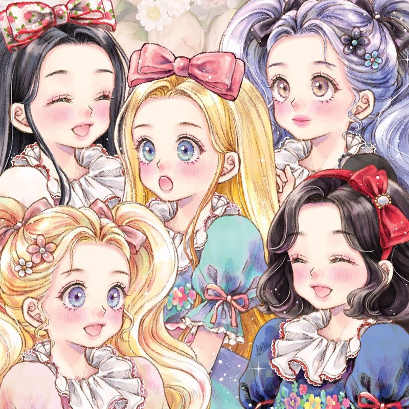 迷你贴纸（5色） - 贴纸 - 纸 