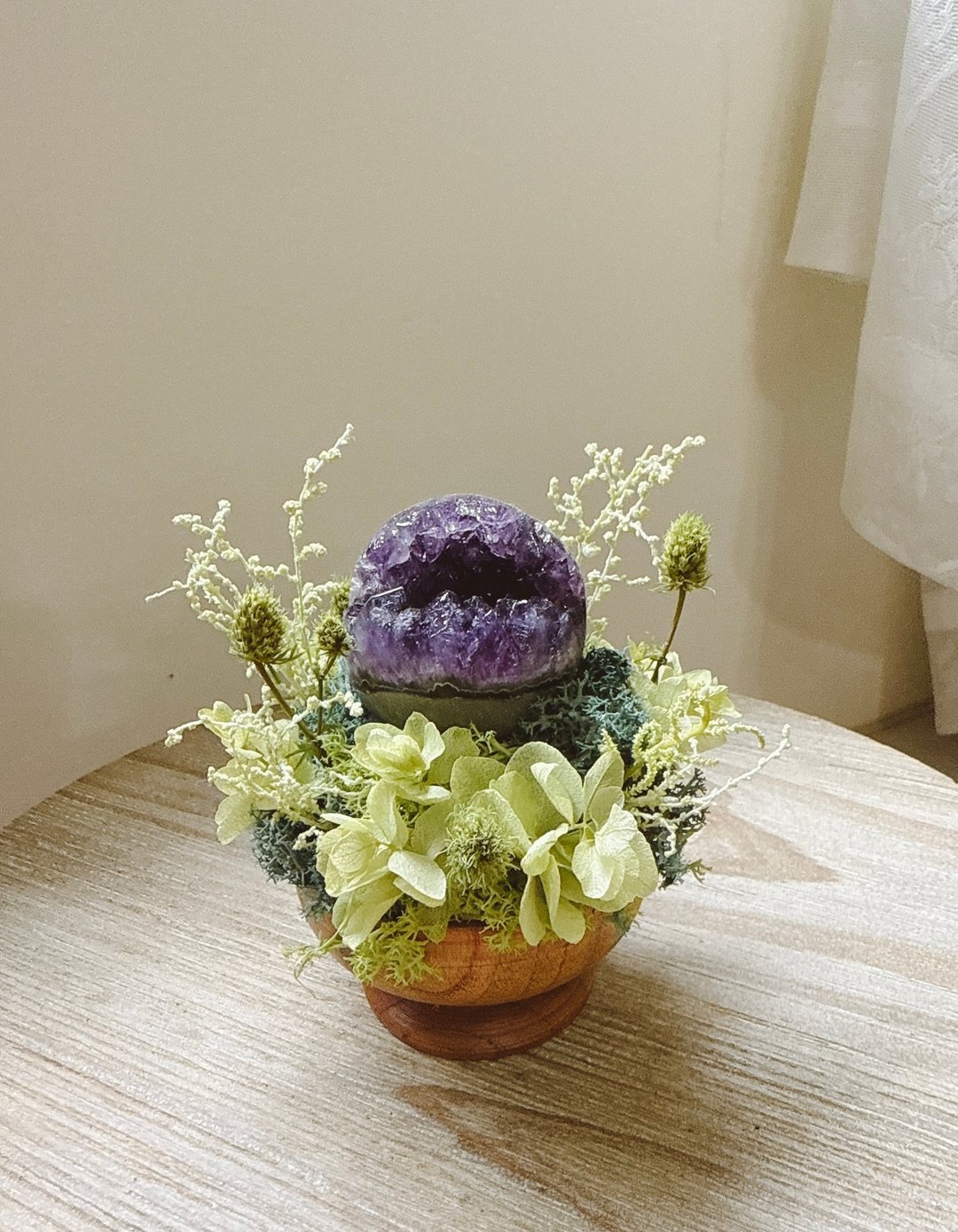 乌拉圭开口笑 紫水晶。小太阳 日日东升 永生绿植栽 - 植栽/盆栽 - 水晶 紫色