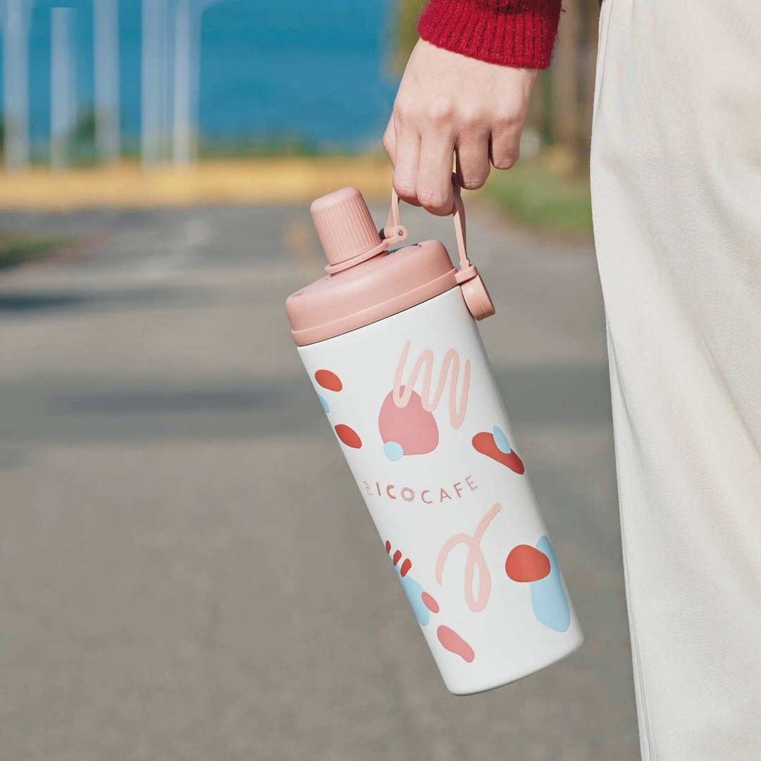 【新春限定】Ricocafe 陶瓷涂层 COOLID酷力杯 800ml 送礼必选 - 保温瓶/保温杯 - 其他金属 