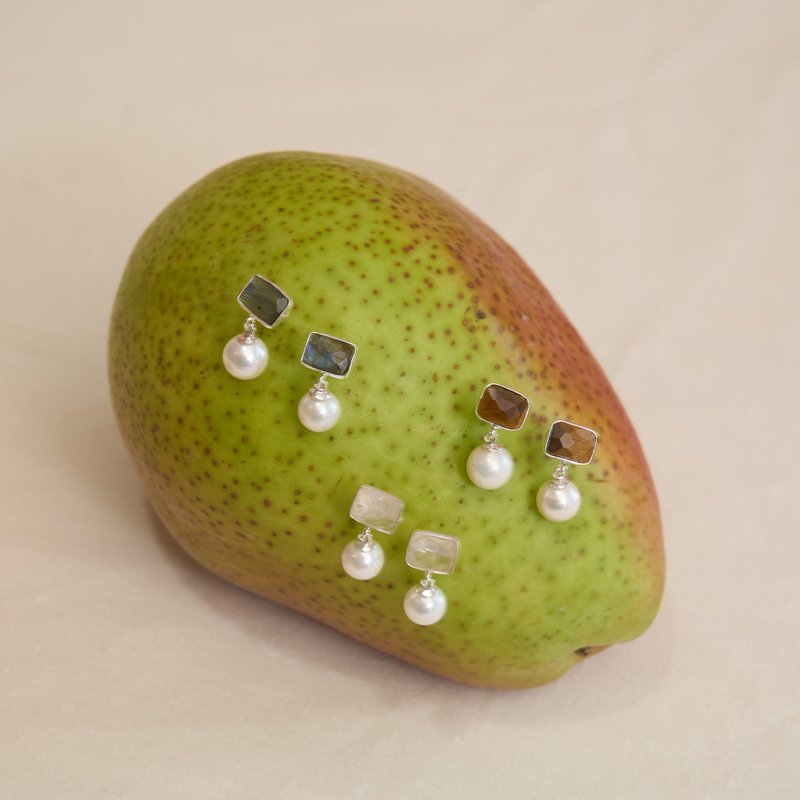 泡芙耳环 — 象征爱情、事业与财富。 - 耳环/耳夹 - 宝石 