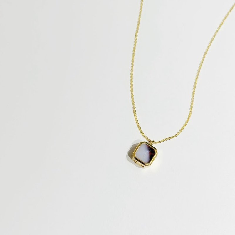 925纯银 时光宝石x梦幻花园 母乳项链 - 婴儿饰品 - 银 