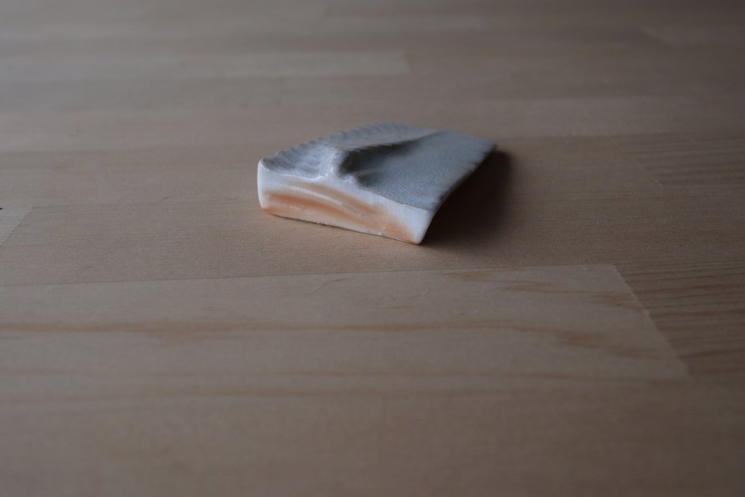 柴烧造型匙置 - 茶具/茶杯 - 瓷 白色