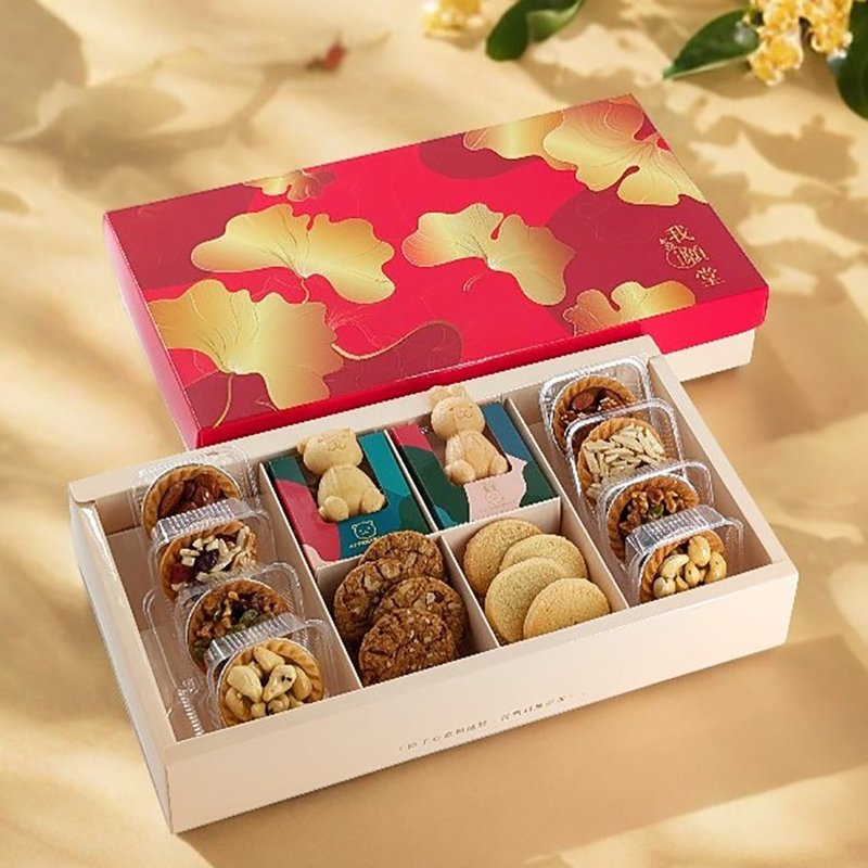 │新年礼盒│迎幸蝶舞 珍宝盒B款(18入) 节庆送礼 人气热销 - 手工饼干 - 其他材质 红色