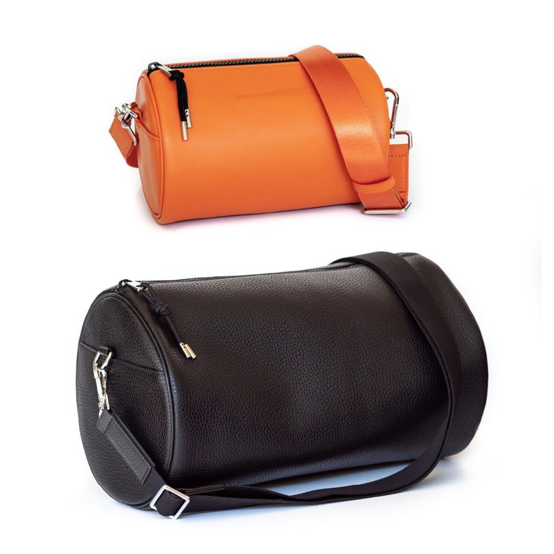 复刻订制 Roller 波士顿包 圆筒包 可压印 自选配色 - 侧背包/斜挎包 - 真皮 多色