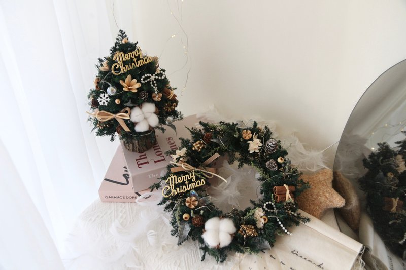 【圣诞限定】永生圣诞树圣诞花圈DIY课程【六人额满】 - 植栽 - 植物．花 