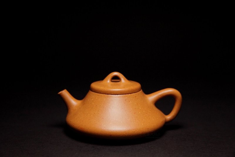 【竹瓢】炎黄大地艺术 胖老板 龙山堂 葵黄朱泥 100cc - 茶具/茶杯 - 陶 橘色