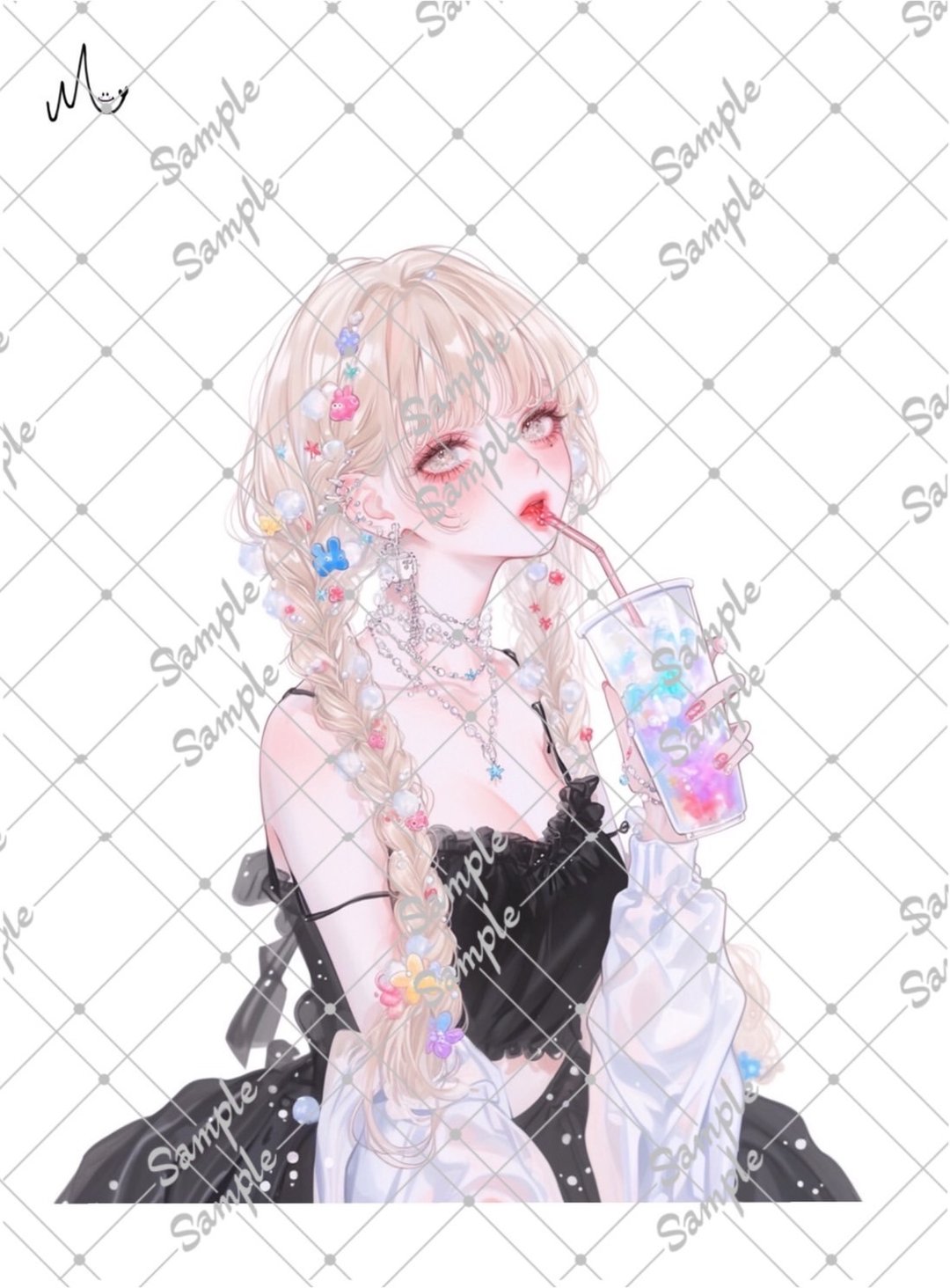 原创人物贴纸 8月新品 - 贴纸 - 纸 
