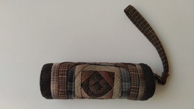 柱好 多用包*文子手作*日本先染 - 其他 - 棉．麻 卡其色