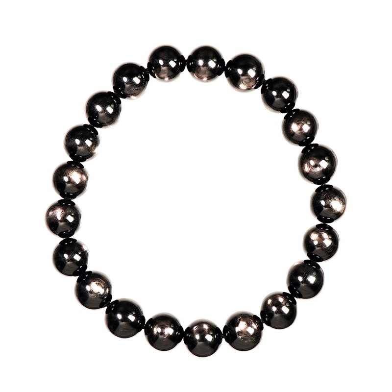 【正佳珠宝】金运石 顶级星光猫眼黑银线 8.8-9.3mm 金运石手珠 - 手链/手环 - 半宝石 多色