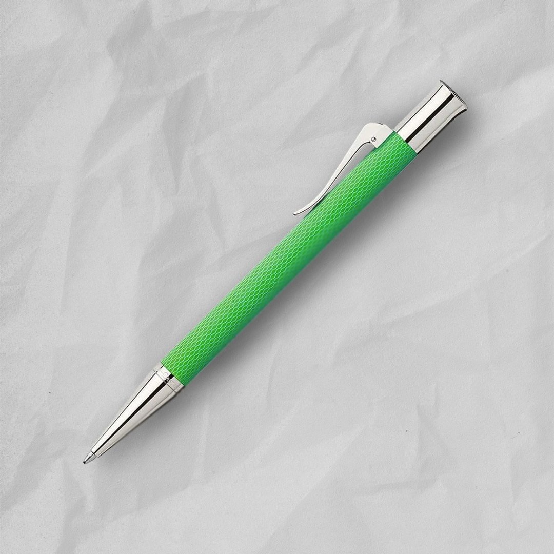 【Graf von Faber-Castell】绳纹饰 原子笔-翡翠绿 (原厂正货) - 圆珠笔/中性笔 - 树脂 绿色