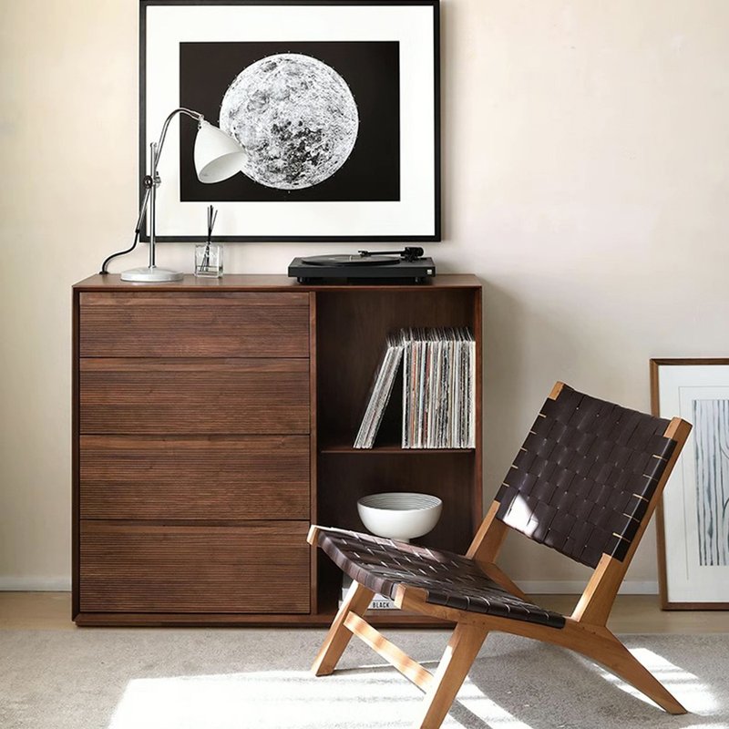 【D3原木家居】Vetra 北美胡桃木收纳柜 储藏柜(四款选择) - 其他家具 - 木头 