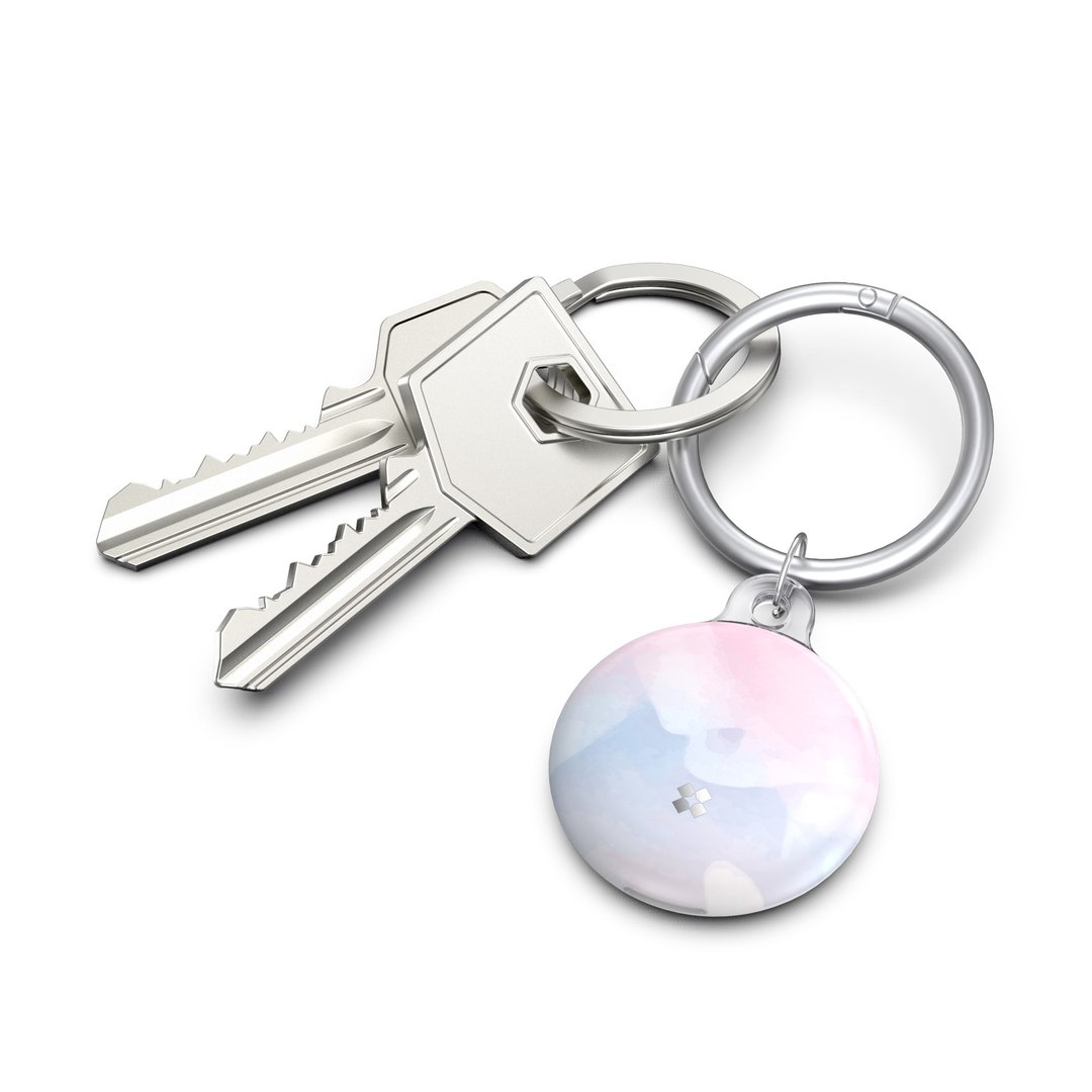 AIRTAG KEYCHAIN CASE: PRISMART(S) AMBIENT BUNDLE PACK - 数码小物 - 塑料 粉红色