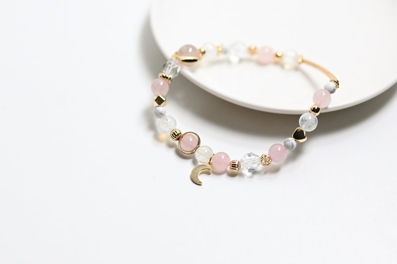 人缘满满粉晶手链 - 手链/手环 - 水晶 粉红色