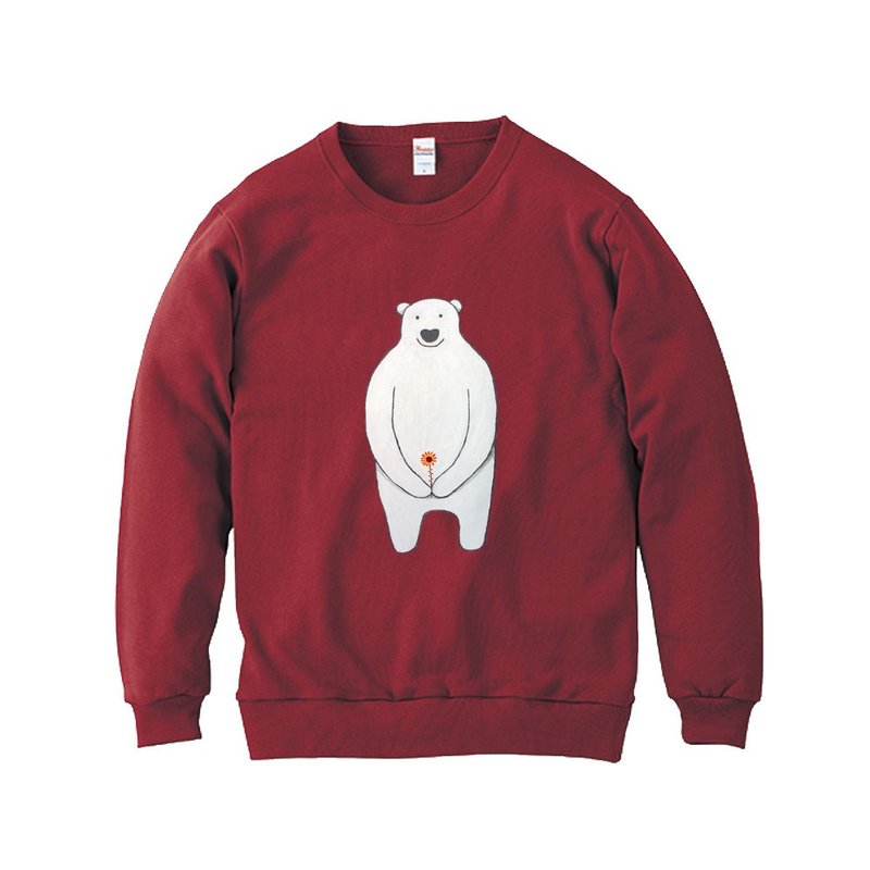 kami圆领长䄂中性大学T | 北极熊 - 中性连帽卫衣/T 恤 - 棉．麻 多色