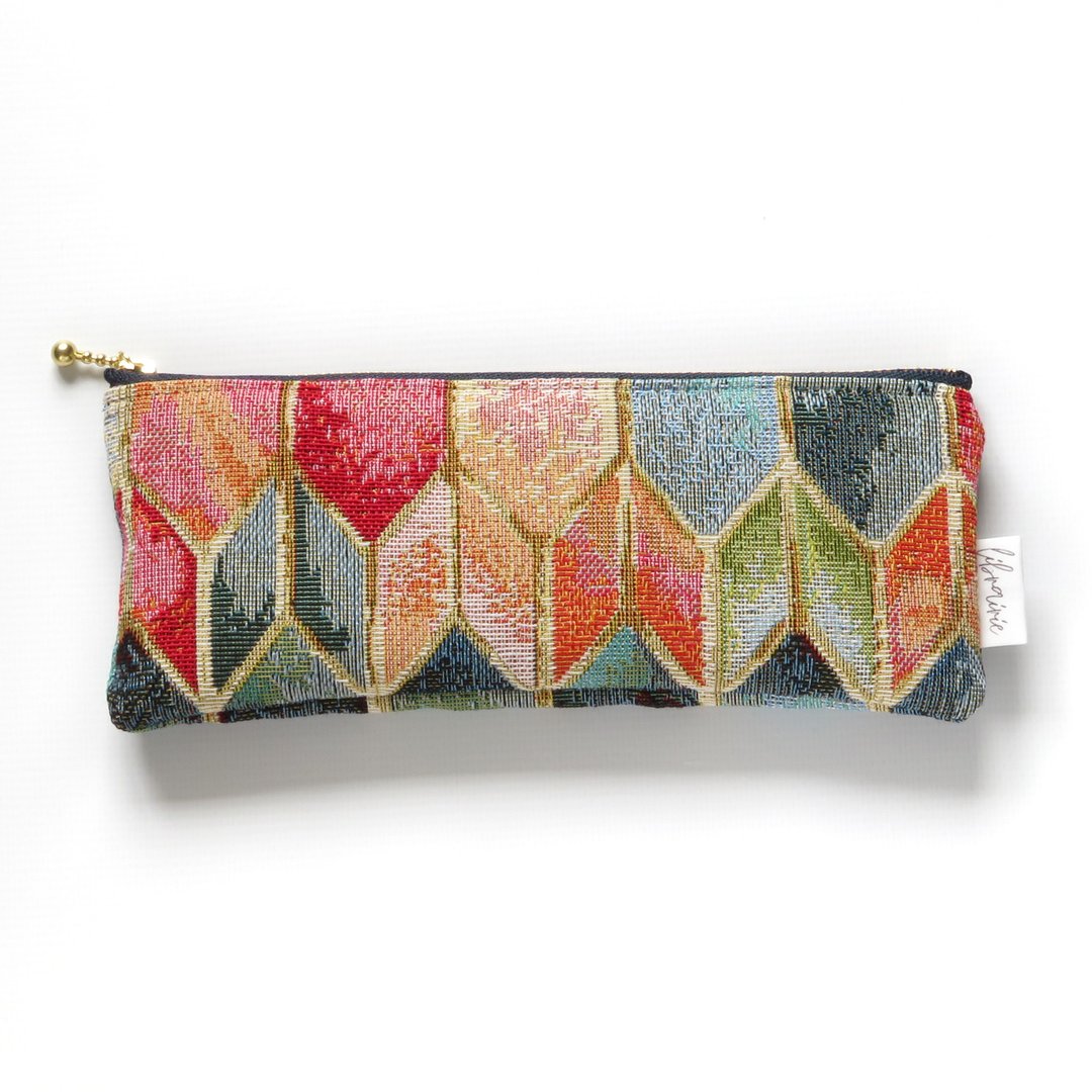 Spanish fabric pencil case Art Deco vistosa - 铅笔盒/笔袋 - 其他材质 多色