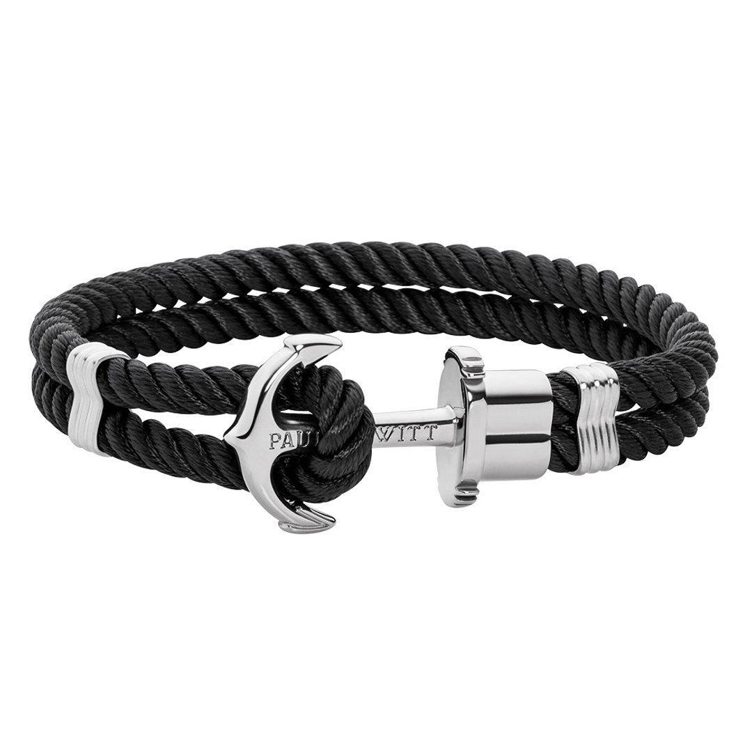 Paul Hewitt Anchor Bracelet PHREP Sliver PH-PH-N-S-B - 手链/手环 - 尼龙 