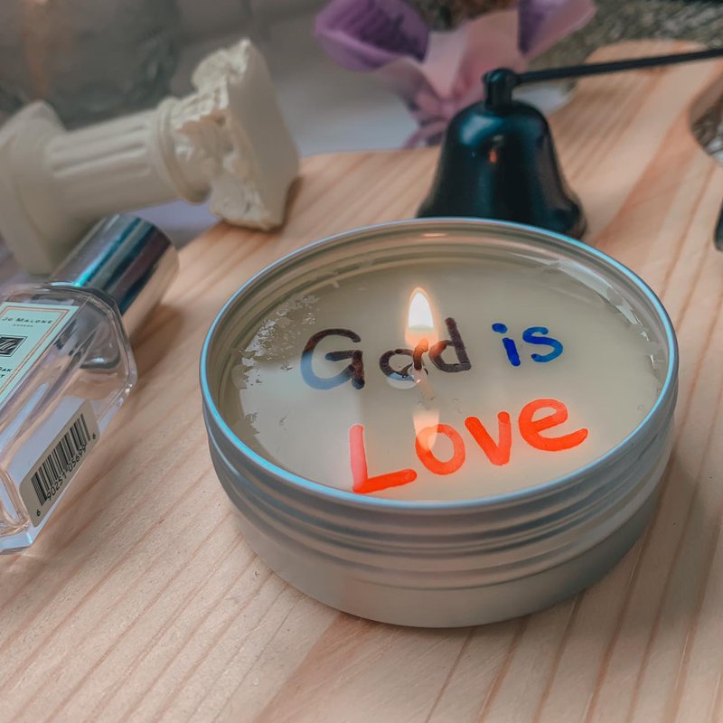 告白蜡烛 DIY KIT - 蜡烛/香氛/手工皂 - 蜡 白色