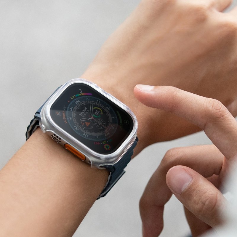 Apple Watch Ultra /Ultra 2 Garde全包覆轻薄透明防撞保护49mm - 数码小物 - 其他材质 透明