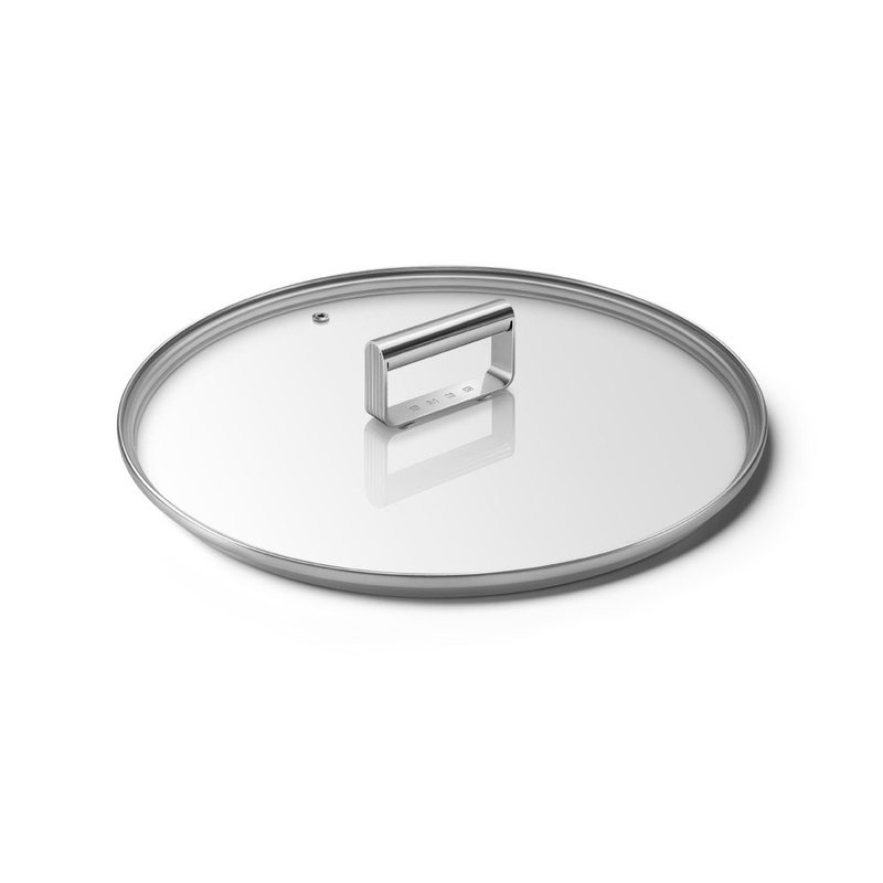 【SMEG】意大利彩色不沾锅配件-玻璃锅盖30cm - 锅具/烤盘 - 玻璃 透明