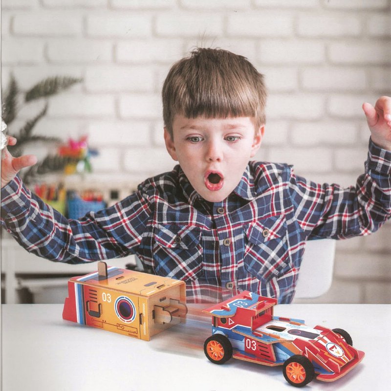 国家地理 STEM 动手做！二合一套装 (弹射火箭 + 弹射赛车) - 玩具/玩偶 - 其他材质 