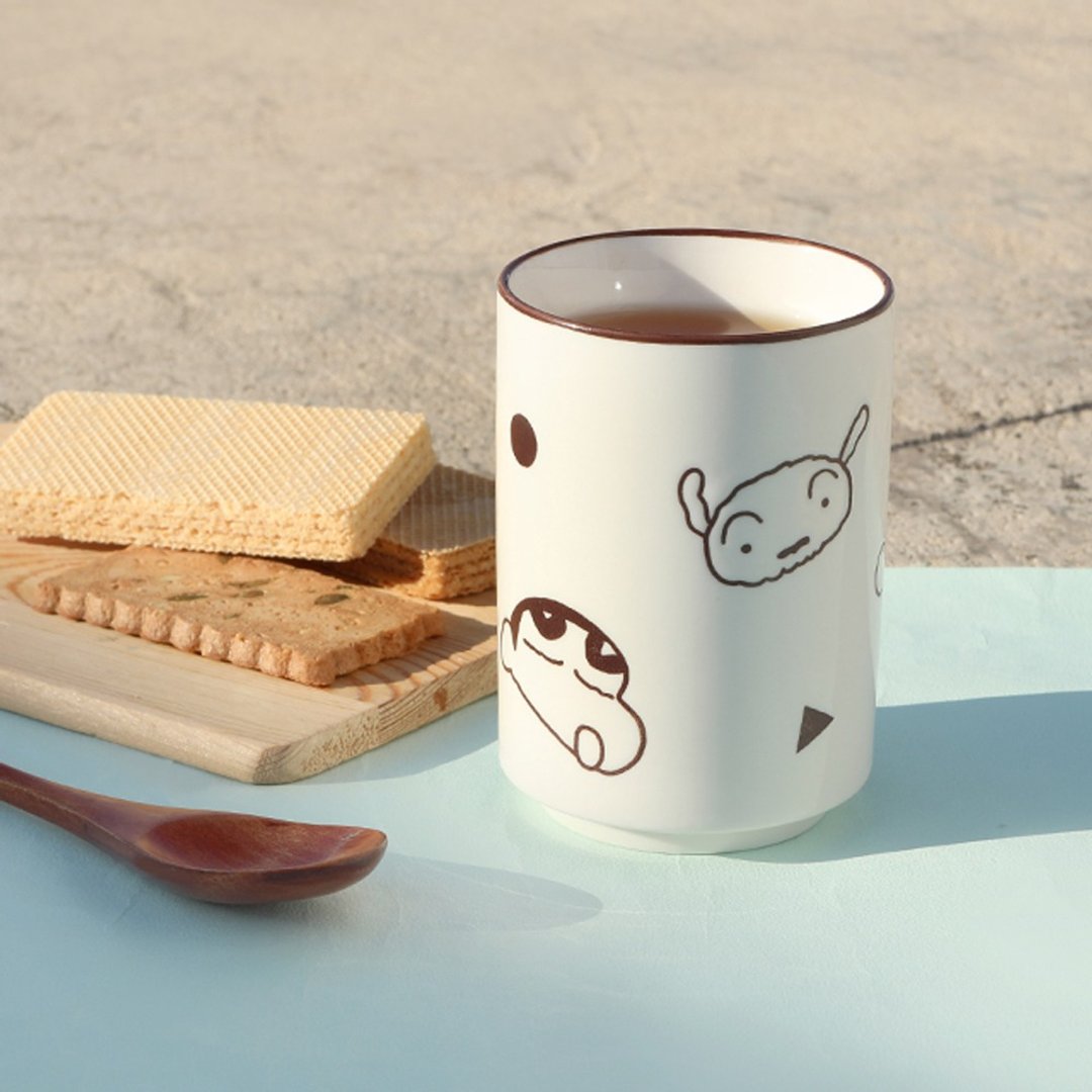 蜡笔小新汤吞杯 - 日式汤吞杯 手握杯 茶杯 陶瓷杯子 餐具 - 茶具/茶杯 - 瓷 多色
