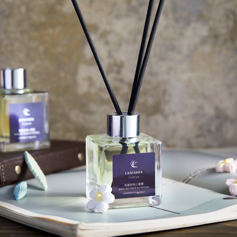 英国梨与小苍兰扩香瓶 100ml - 温暖 | 质感 | 礼物 - 香薰/精油/线香 - 玻璃 紫色