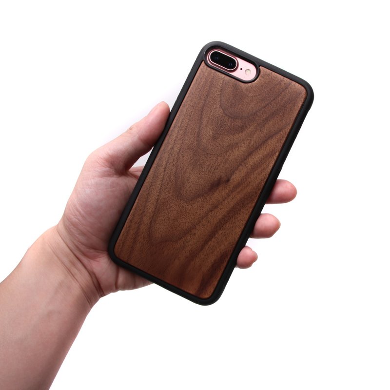 IPHONE 7/8 plus  实木手机壳－胡桃木 - 手机壳/手机套 - 木头 咖啡色