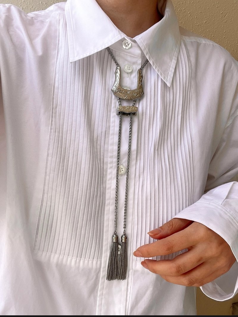 Blackmore 项链 金色 银色 大尺寸 - 耳环/耳夹 - 其他金属 银色